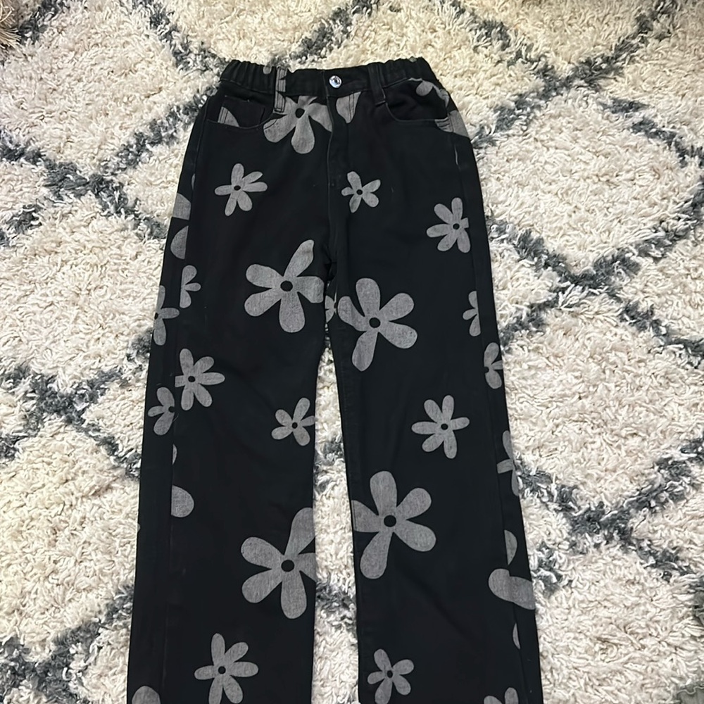 Girl back jeans